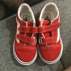 Red toddler Vans